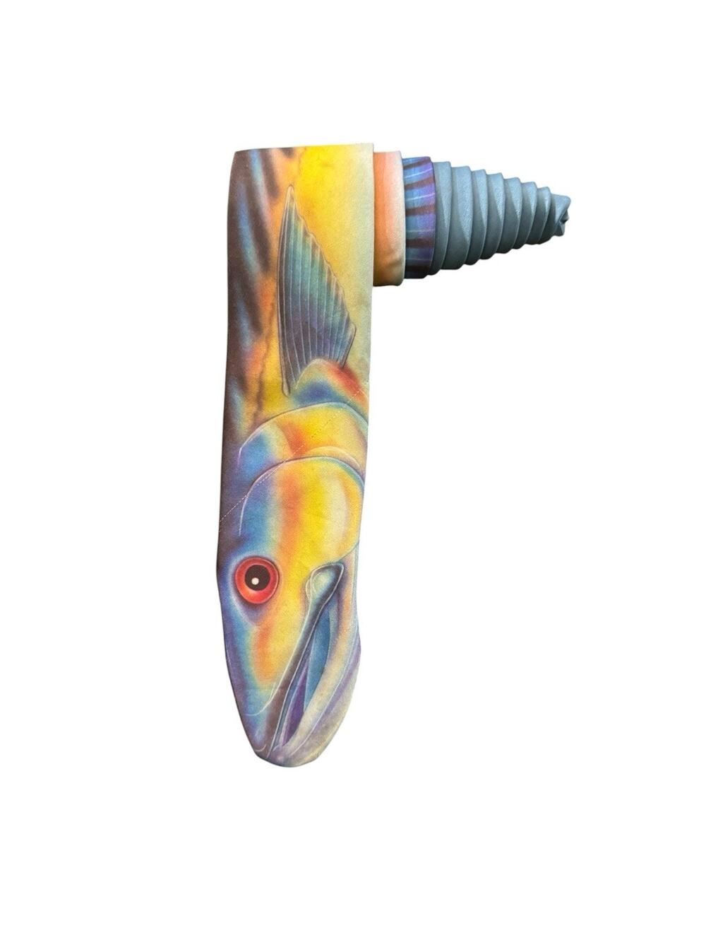 Ralph Marlin Designer Tuna Fish 1986 Vintage Novelty Necktie Polyester